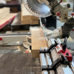 Use a Saw Measuring System for accurate cutting with a miter saw.