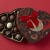 Chocolate Truffles Heart Box