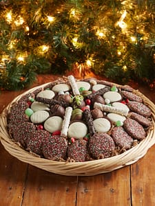 cookie and truffle holiday tray