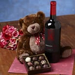 Teddy Bear, Truffles & Red Wine