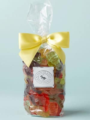 16 oz. bag of gummy rabbits in assorted colors