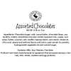Assorted Chocolates 4pc box ingredient label