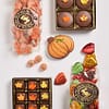Box of fall themed chocolates