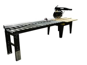 Radial Arm Saw with 8' Saw Roller Extension Table