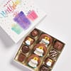 birthday binge of 11 custom chocolates