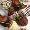 Fancy Chocolate Dipped Strawberries