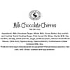 Milk Chocolate Cherries Ingredient Label