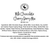 Milk Chocolate Cherry Berry Mix Ingredient Label