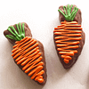 2 chocolate krispy carrots