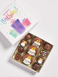 birthday binge of 11 custom chocolates