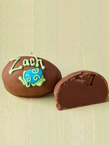 Chocolate Fudge Filled Chocolate Eggs
