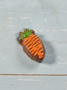 1 chocolate covered krispy carrot