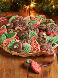 holiday cookie tray