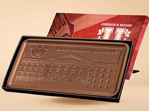 1 lb logo chocolate custom bar