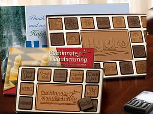 2 assortments of Logo Chocolate Gifts