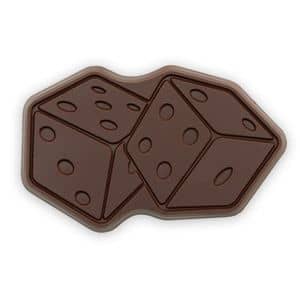 2x3 Custom Chocolate Shape pair of dice