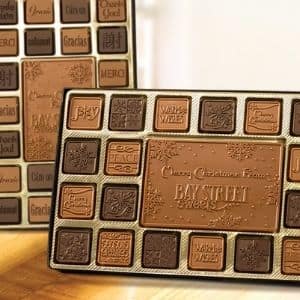 45 pc chocolate assortments custom logo engraved