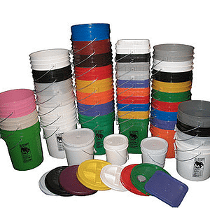 Affordable Buckets -Full Product Line Gallon Buckets Pails Plastic Lids