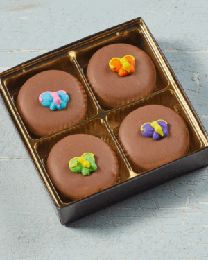 Butterfly Chocolate Sandwich Cookies