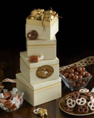 Crunchy and Creamy Chocolate Tower