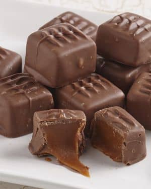Valentine Chocolate Caramels