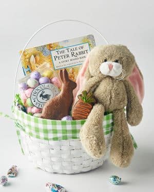 Bunny & Book Basket