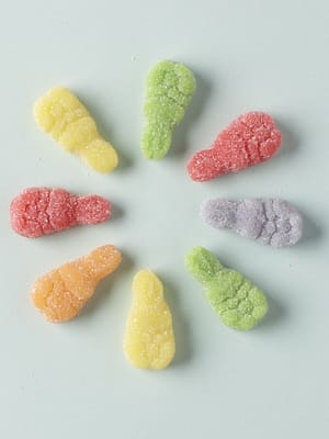 Sanded Gummy Rabbits