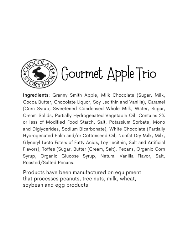 Apple Trio Ingredients Label