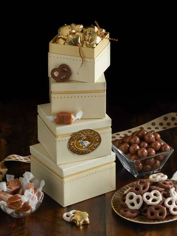Crunchy and Creamy Chocolate Tower