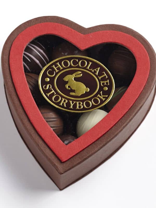 Heart Box of 9Chocolate Dessert Truffles